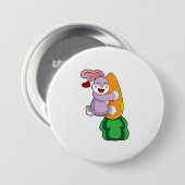 Kaninchen mit Karrot Button (Vorne & Hinten)