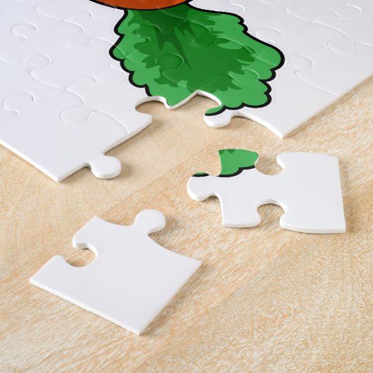 Kaninchen mit Karrot Puzzle (Seite)