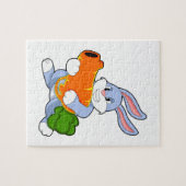 Kaninchen mit Karrot Puzzle (Horizontal)