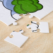 Kaninchen mit Karrot Puzzle (Seite)