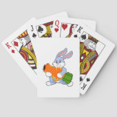 Kaninchen mit Karrot Spielkarten (Rückseite)