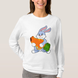 Kaninchen mit Karrot T-Shirt