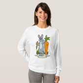 Kaninchen mit Karrot T-Shirt (Vorne ganz)