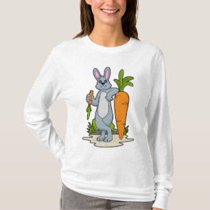 Kaninchen mit Karrot T-Shirt