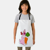 Kaninchen mit Karrot und Herz Schürze (Insitu)