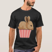 Kaninchen mit Muffin T-Shirt (Vorderseite)