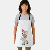 Kaninchen mit Roller-Skaten Schürze (Insitu)