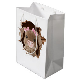 Kaninchen mit Schnuller Mittlere Geschenktüte
