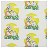 Kaninchen mit Schwimmweste Stoff (Muster)