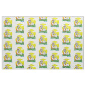 Kaninchen mit Schwimmweste Stoff (Fat Quarter (45,7 x 55,9 cm))