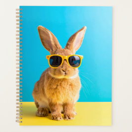 Kaninchen mit Sonnenbrille Planer