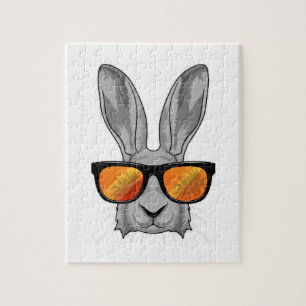 Kaninchen mit Sonnenbrille Puzzle