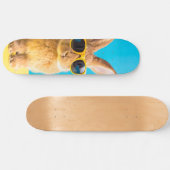 Kaninchen mit Sonnenbrille Skateboard (Horizontal)