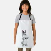 Kaninchen mit Top Hut & Bow-Krawatte Schürze (Insitu)