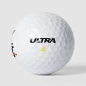Kaninchen mit Zauberstab Golfball (Logo)