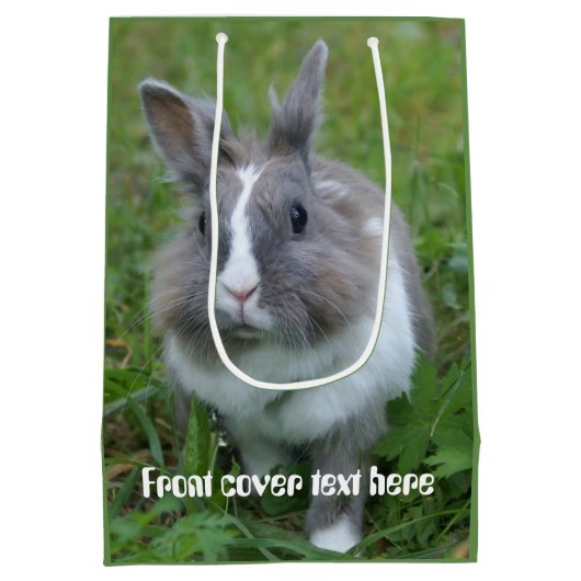 Kaninchen Mittlere Geschenktüte (Rückseite)
