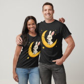 Kaninchen-Mondjagd T-Shirt (Unisex)