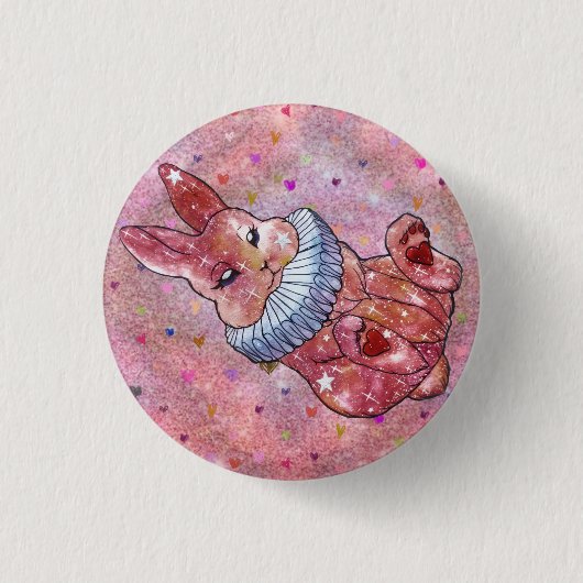 Kaninchen namens Ladybug Button (Vorderseite)