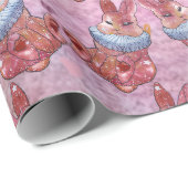 Kaninchen namens Ladybug Geschenkpapier (Rolleneckpunkt)