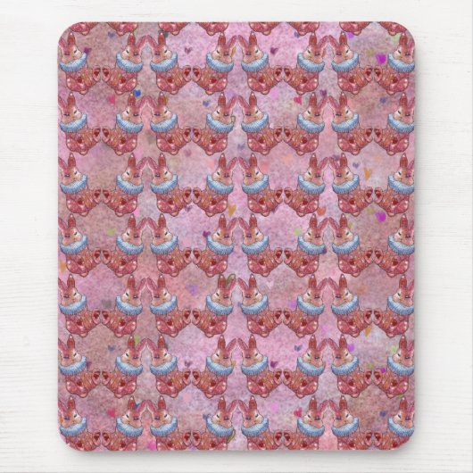 Kaninchen namens Ladybug Mousepad (Vorne)