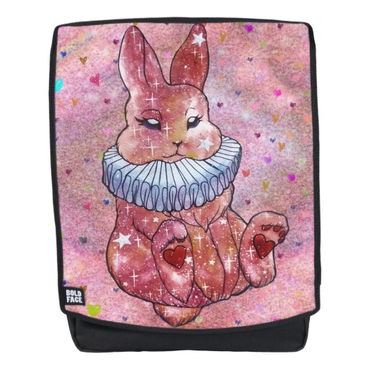 Kaninchen namens Ladybug Rucksack (Vorderseite)