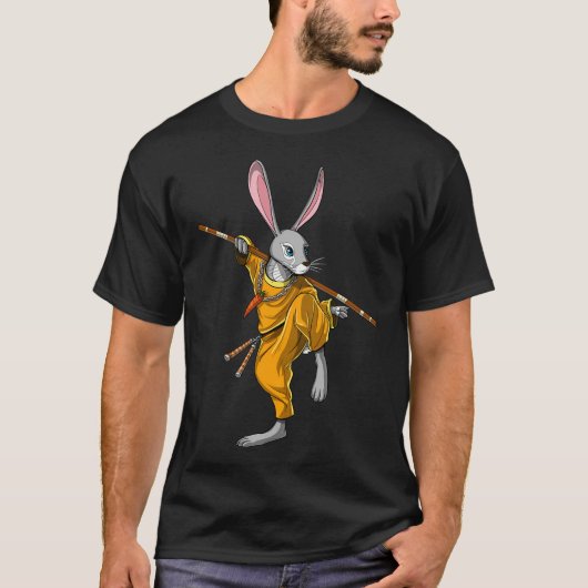 Kaninchen-Ninja T-Shirt (Vorderseite)