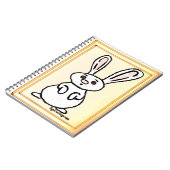 Kaninchen Notizbuch Notizblock (Linke Seite)