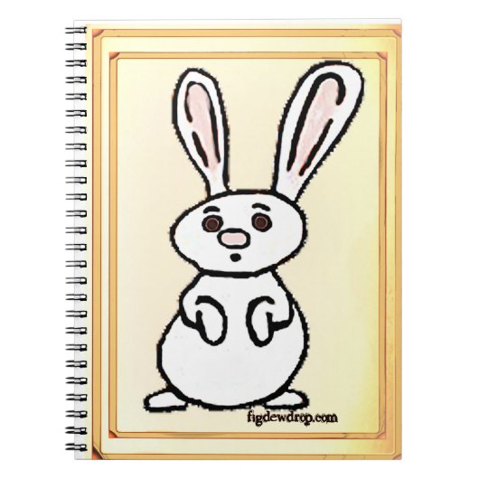 Kaninchen Notizbuch Notizblock (Vorderseite)