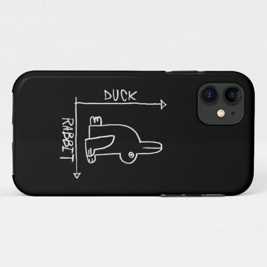 Kaninchen oder Enten, Tiersterben Case-Mate iPhone Hülle (Rückseite (Horizontal))