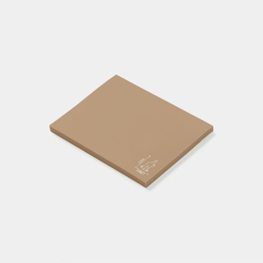 Kaninchen oder Enten, Tiersterben Post-it Klebezettel (angewinkelt)