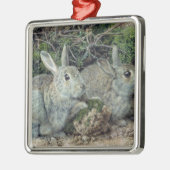 Kaninchen Ornament Aus Metall (Links)