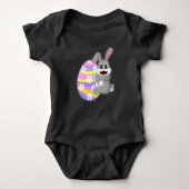Kaninchen Osterei Baby Strampler (Vorderseite)