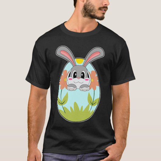 Kaninchen Osterei T-Shirt (Vorderseite)