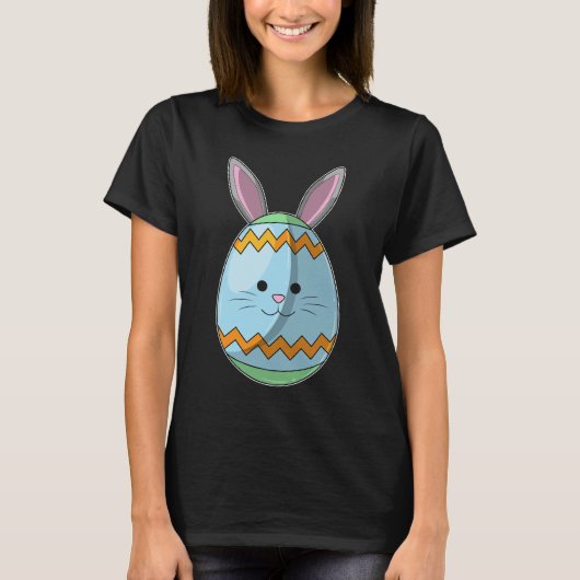 Kaninchen Osterei T-Shirt (Vorderseite)
