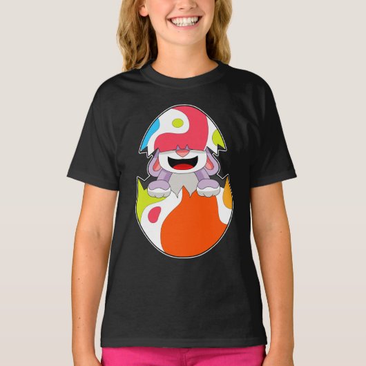 Kaninchen Osterei T-Shirt (Vorderseite)