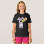 Kaninchen Osterei T-Shirt (Vorne ganz)