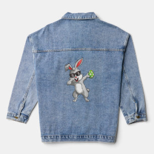 Kaninchen Ostereier Dab Boys Girls Kind Jeansjacke