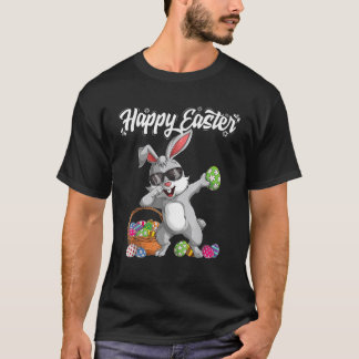 Kaninchen Ostereier Dab Bunny T-Shirt