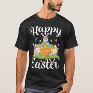 Kaninchen Ostereier Jagd Florenhasen Ostersonne T-Shirt