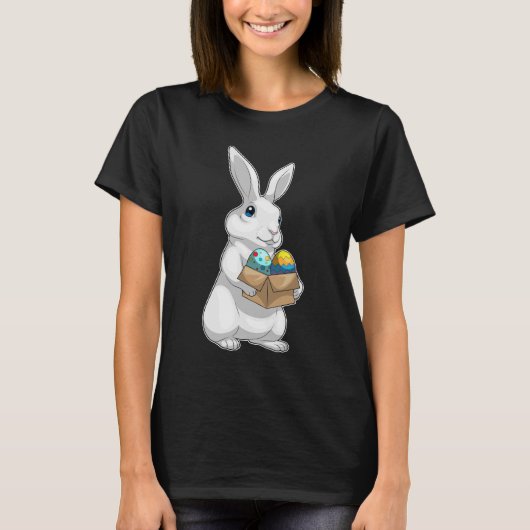 Kaninchen Ostereier T-Shirt (Vorderseite)