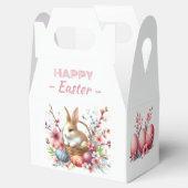 Kaninchen-Ostereier und Blume - Geschenkschachtel (Geöffnet)