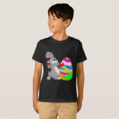 Kaninchen Ostereierboxen T-Shirt (Vorne ganz)