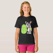 Kaninchen Ostereiermalerei T-Shirt (Vorne ganz)