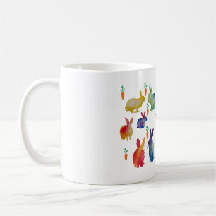 Kaninchen Ostern Kunst Kaffeetasse