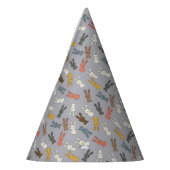 Kaninchen Ostersonniger Cartoon Partyhütchen (Links)