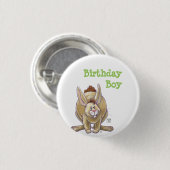 Kaninchen-Party Button (Vorne & Hinten)