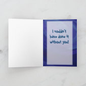 Kaninchen-Party Dankeskarte (Innenseite)