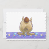 Kaninchen-Party Einladung (Rückseite)