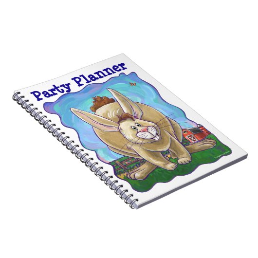 Kaninchen-Party Notizblock (Rechte Seite)