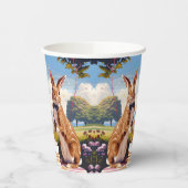 Kaninchen Party Pappbecher (Links)